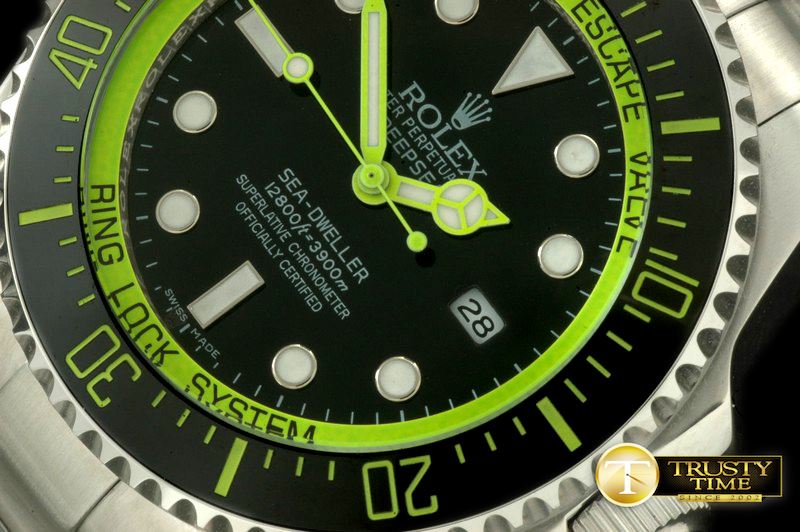 롤렉스 Deepsea Watch What If Edition SS Blk/Grn A2813 -ROLSD037E
