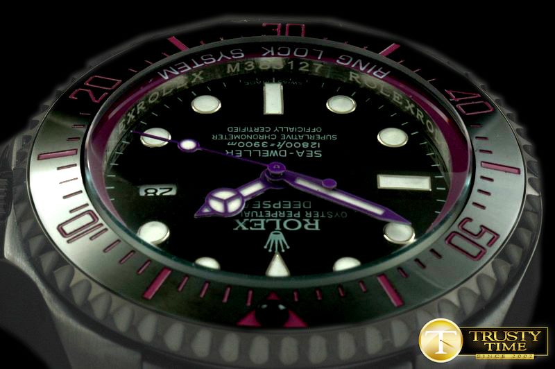 롤렉스 Deepsea Watch What If Edition PVD Blk/Pur A2813 -ROLSD038D