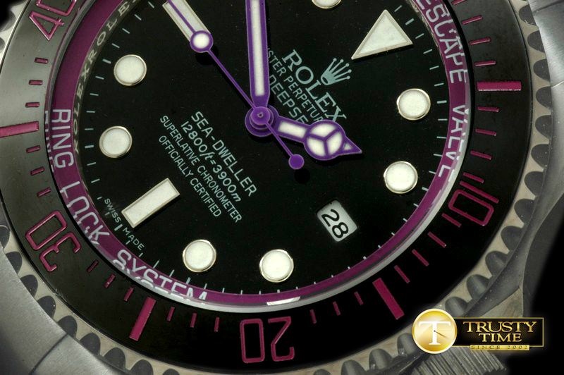 롤렉스 Deepsea Watch What If Edition PVD Blk/Pur A2813 -ROLSD038D