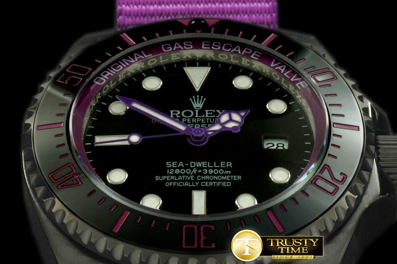 롤렉스 Deepsea Watch What If Edition PVD Blk/Pur A2813 -ROLSD041E