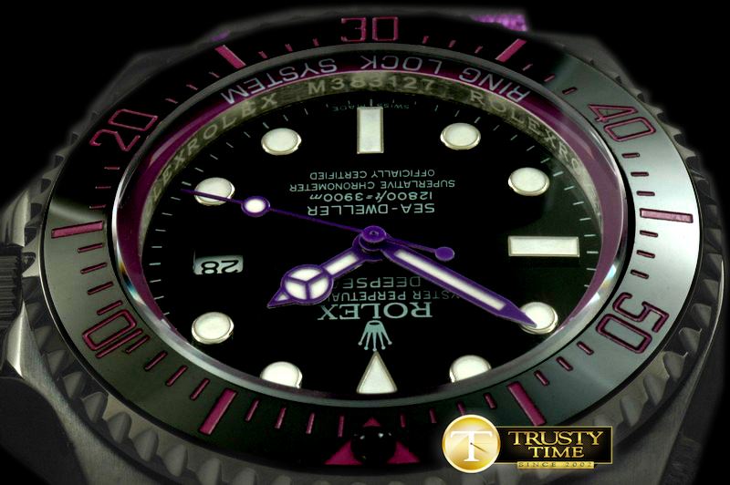 롤렉스 Deepsea Watch What If Edition PVD Blk/Pur A2813 -ROLSD041E