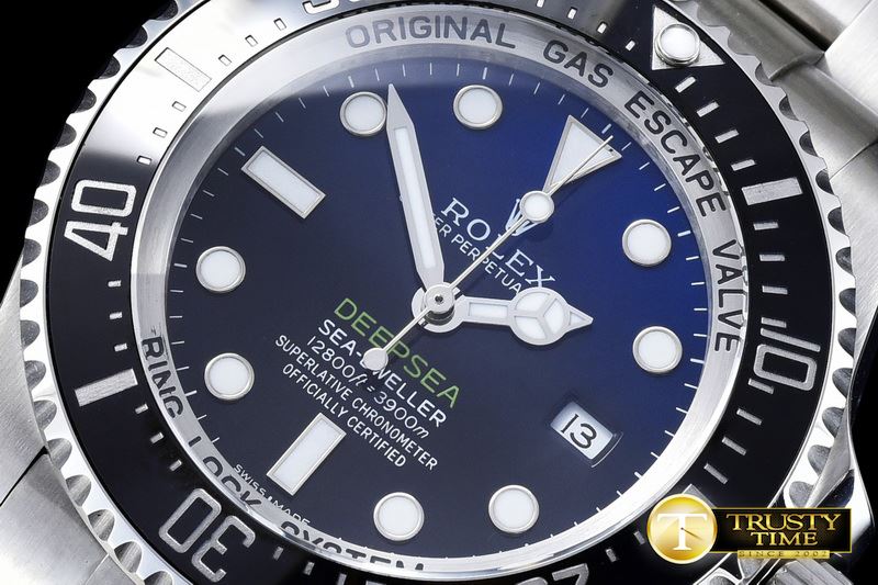 롤렉스 Deep Sea Dweller Blue SS/SS Noob V7 Ult A2836 -ROLSD057B