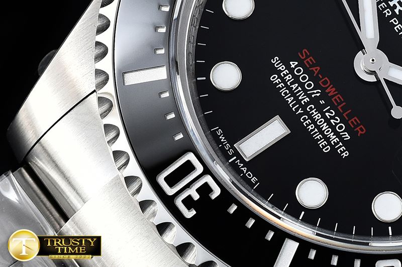 롤렉스 Seadweller 126600 43mm SS/SS Single Red ARF V2 A2824 -ROLSD074
