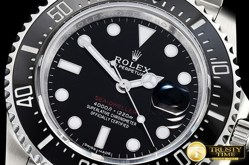 롤렉스 Seadweller 126600 43mm 904L SS/SS Single Red GMF A2836 -ROLSD078