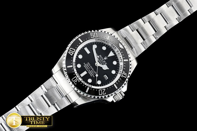 롤렉스 DeepSea Dweller 116660 904L SS/SS Black ARF Asia 3135 -ROLSD079