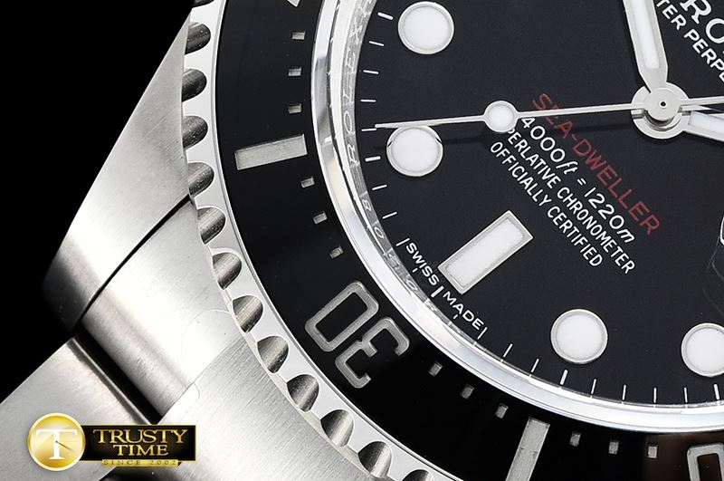 롤렉스 Seadweller 126600 43mm 904L SS/SS Single Red GMF A3235 -ROLSD080
