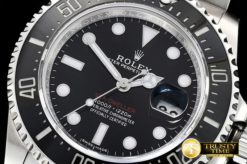 롤렉스 Seadweller 126600 43mm 904L SS/SS Single Red GMF A3235 -ROLSD080
