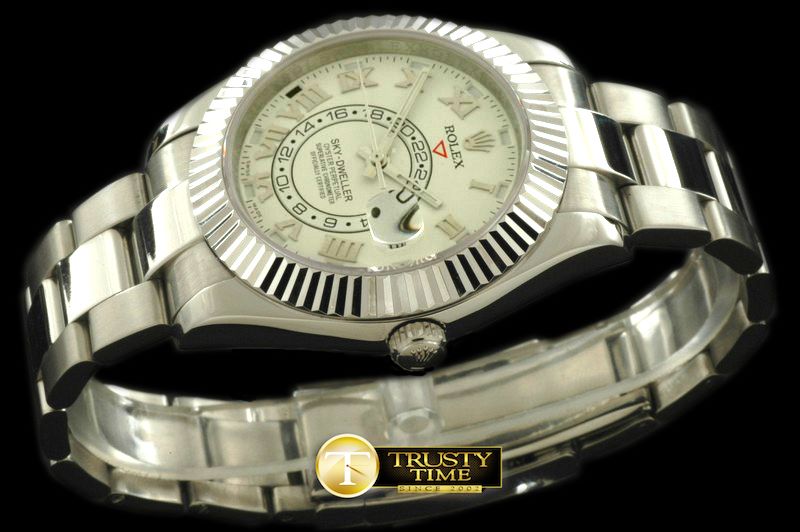 롤렉스 Skydweller SS/SS White Asian 2836 -ROLSKD002A