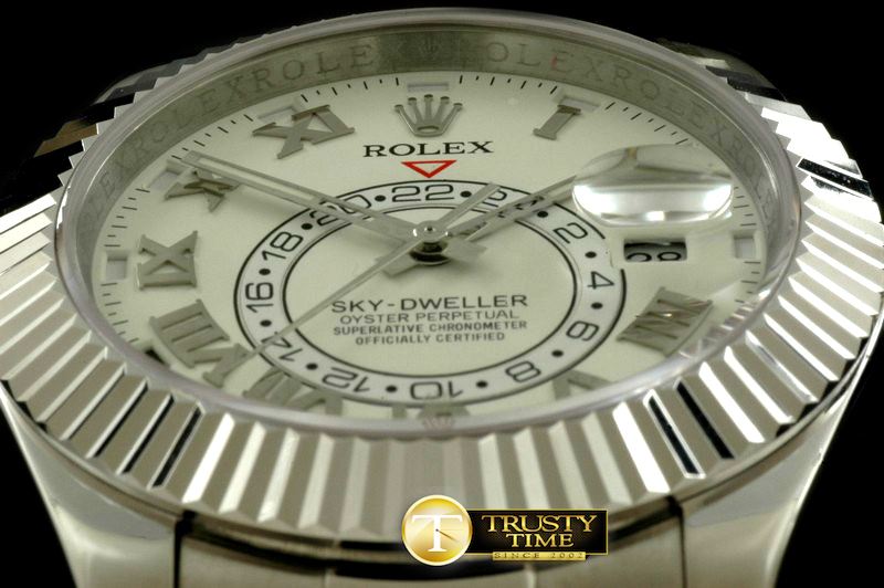 롤렉스 Skydweller SS/SS White Asian 2836 -ROLSKD002A