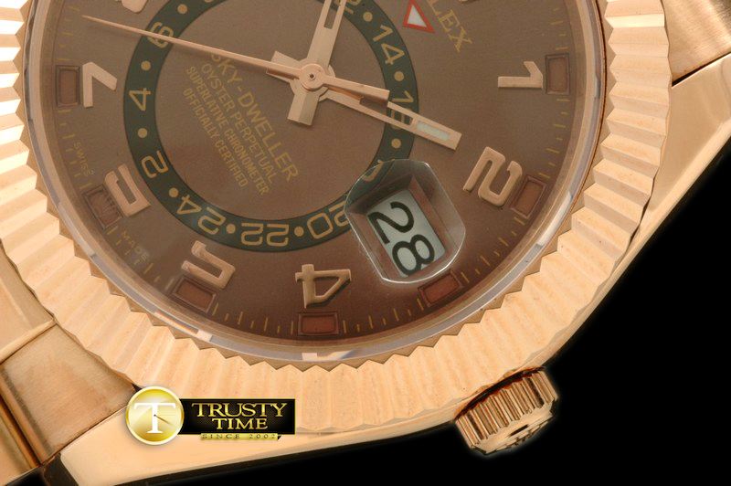 롤렉스 Skydweller RG/RG RGold Asian 2836 -ROLSKD004A