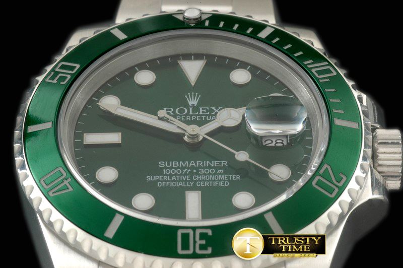 롤렉스 116610 Green SS Sub Jap M9015 -ROLSUB0146