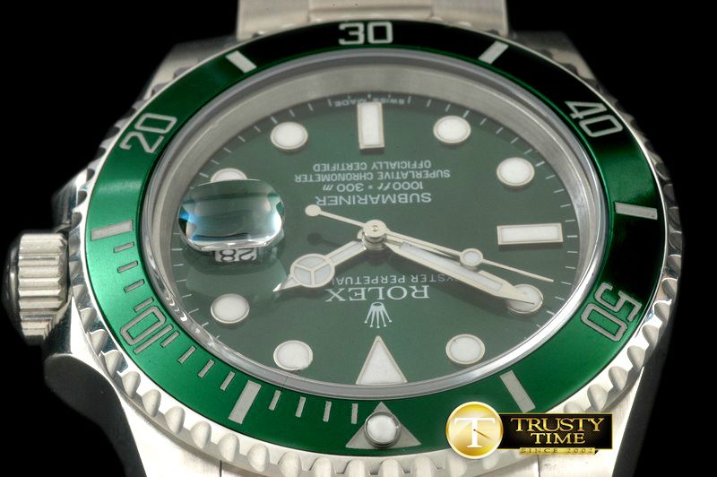 롤렉스 116610 Green SS Sub Jap M9015 -ROLSUB0146