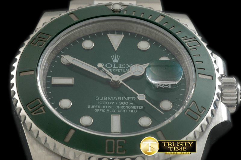 롤렉스 116610 JF SS/SS Green SA 3135 -ROLSUB0166A