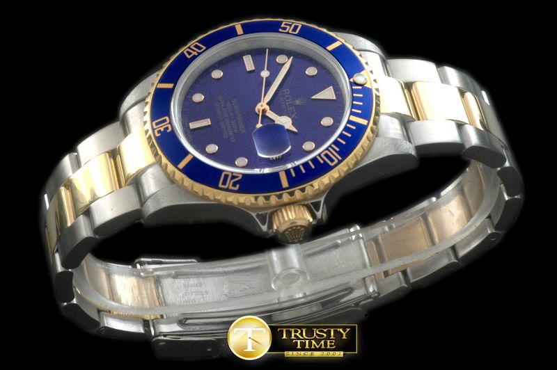 롤렉스 16613 Submariner SS/YG Blue Jap M9015 -ROLSUB0168
