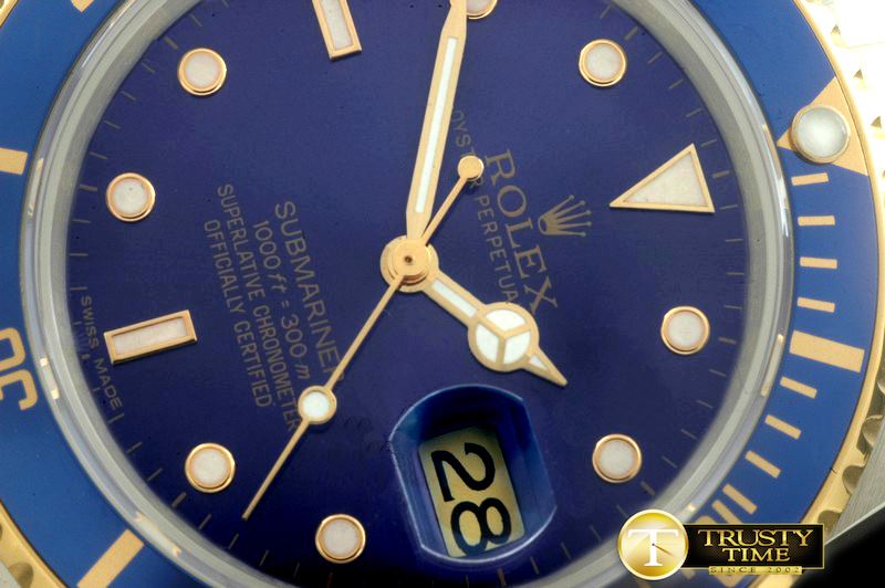 롤렉스 16613 Submariner SS/YG Blue Jap M9015 -ROLSUB0168