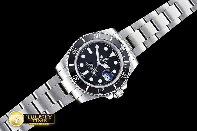 롤렉스 Submariner 116110 Cer Bez SS/SS Black SKY A2813 -ROLSUB0191A