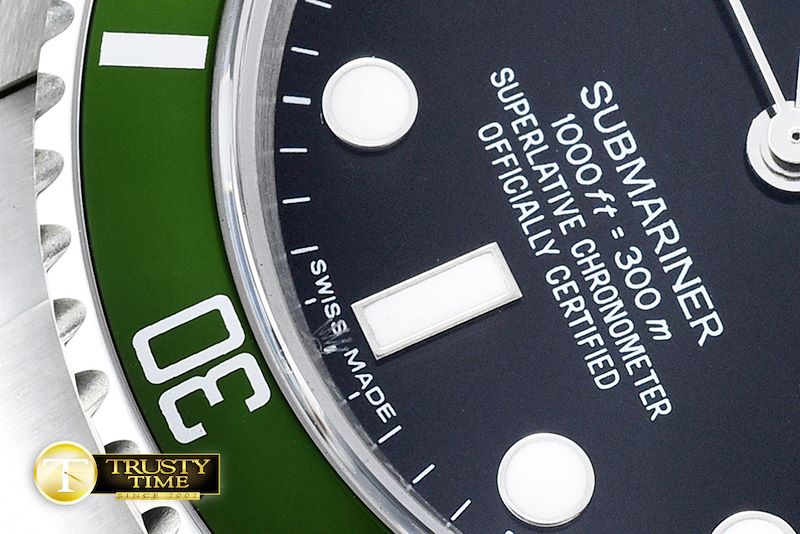 롤렉스 Submariner Ref.16610LV SS/SS Black BP A3135 Mod -ROLSUB0201A