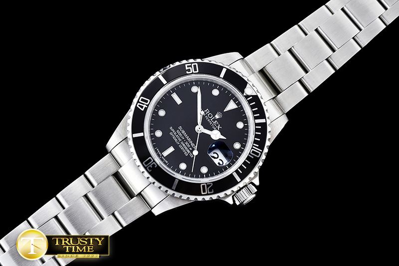 롤렉스 Submariner Ref.16610 SS/SS Black BP A3135 Mod -ROLSUB0201B