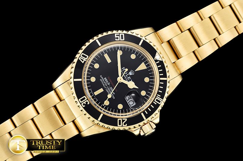 롤렉스 Vintage Submariner Ref.1680 Red YG/YG Blk Asia 2836 -ROLSUB0214