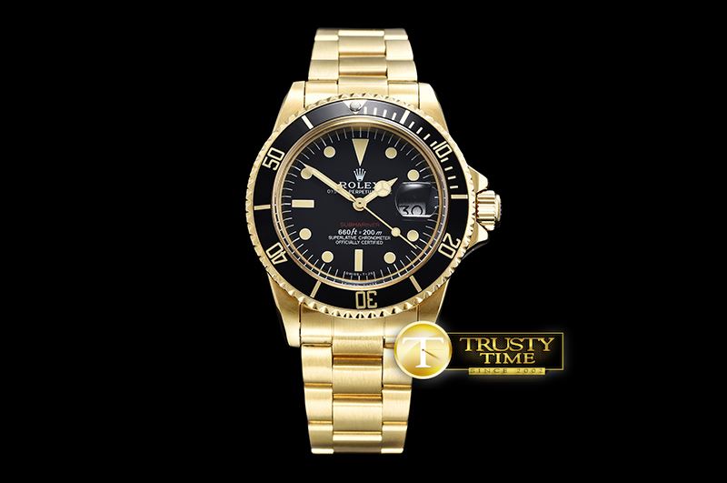 롤렉스 Vintage Submariner Ref.1680 Red YG/YG Blk Asia 2836 -ROLSUB0214