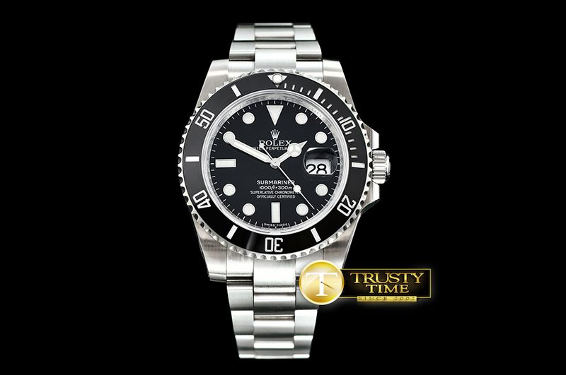 롤렉스 Submariner 116610 SS/SS Black V8 Noob A2836 -ROLSUB0239