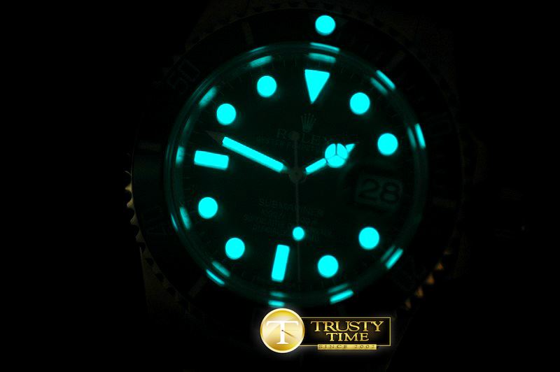 롤렉스 116600LV Green Submariner Swiss Eta28362 -ROLSUB087B