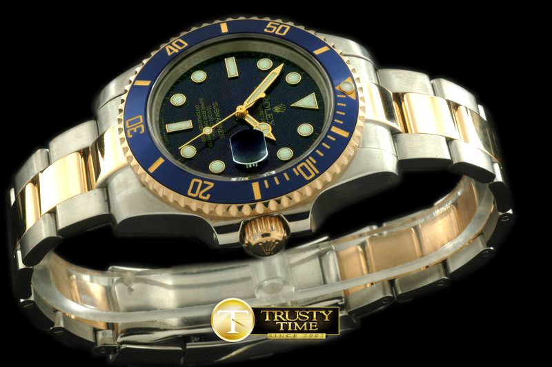 롤렉스 116613 Blue TT Sub Swiss Eta28362 -ROLSUB088B