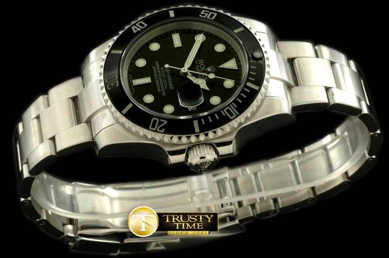 롤렉스 116600 Black Submariner Swiss Eta 28362 -ROLSUB090C