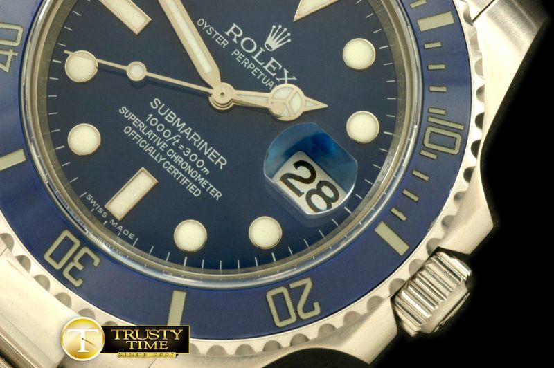 롤렉스 116600 Blue Submariner Asian 2813 -ROLSUB091A