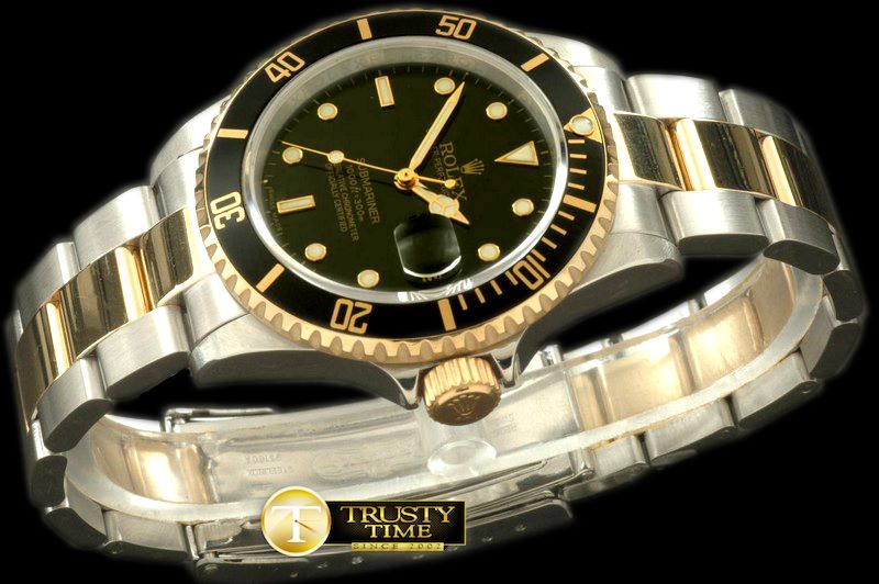 롤렉스 16613 Black SS/FG TT Sub Asian 2824/3135 -ROLSUB103A