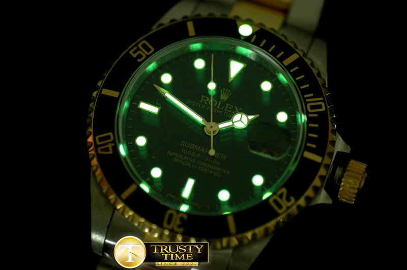 롤렉스 16613 Black SS/FG TT Sub Asian 2824/3135 -ROLSUB103A
