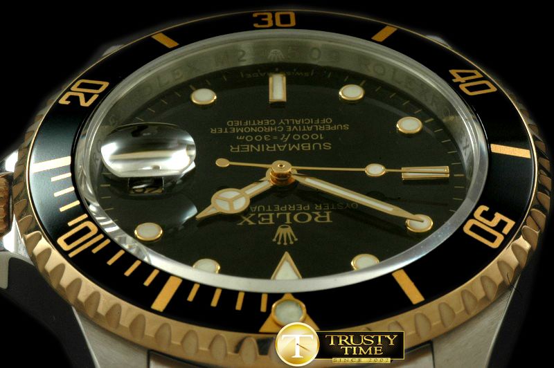 롤렉스 16613 Black SS/FG TT Sub Asian 2824/3135 -ROLSUB103A