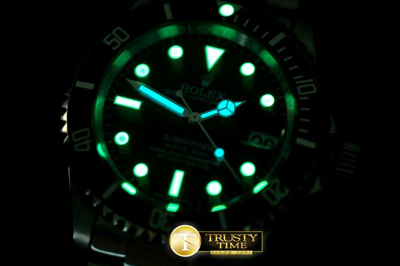 롤렉스 16610LV Black SS Sub Swiss 2824/3135 -ROLSUB109B
