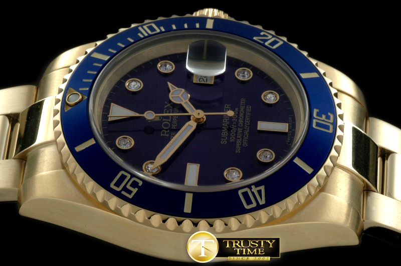 롤렉스 116619 Blue FG/Diam Sub Swiss 2836/3135 -ROLSUB113C