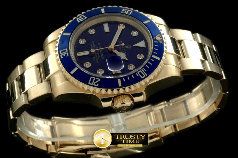 롤렉스 116619 Blue FG/Diam Sub Swiss 2836/3135 -ROLSUB113C