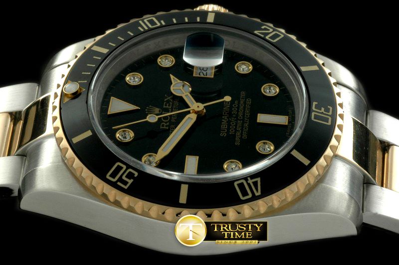 롤렉스 116613 Black TT/Diam Sub Asian 2836/3135 -ROLSUB116B