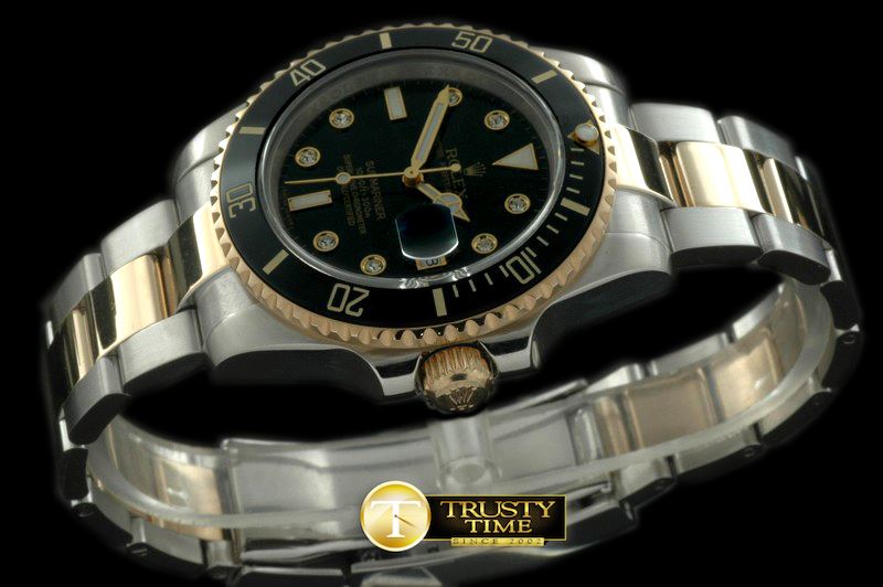 롤렉스 116613 Black TT/Diam Sub Asian 2836/3135 -ROLSUB116B