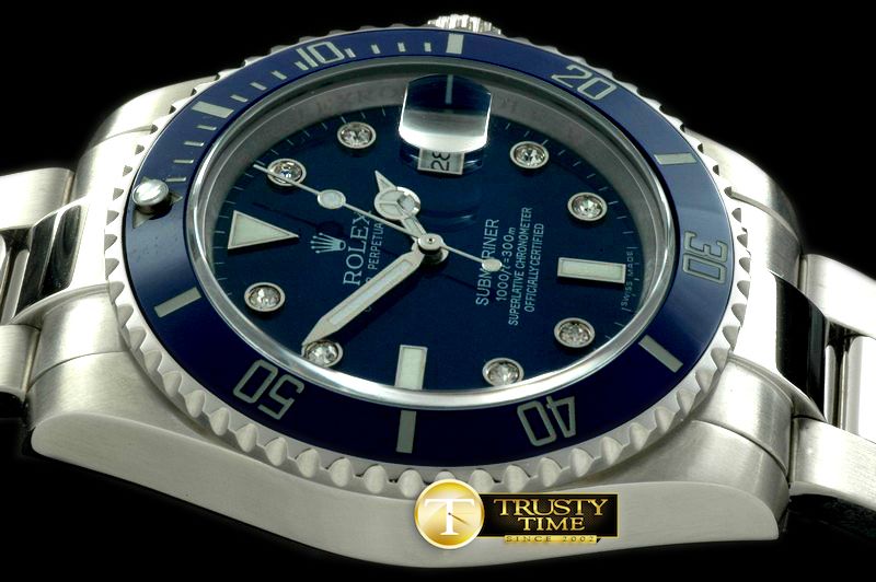 롤렉스 116600 Blue SS/Diam Sub Asian 2836/3135 -ROLSUB117C