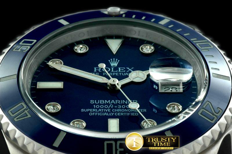 롤렉스 116600 Blue SS/Diam Sub Asian 2836/3135 -ROLSUB117C