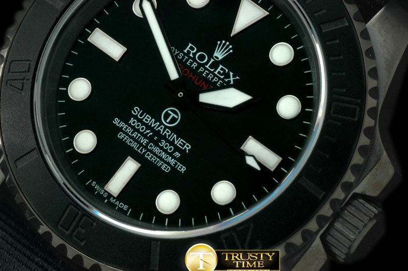 롤렉스 Pro Hunter Military Sub SS/NT Black Swiss 2836 -ROLSUB123B