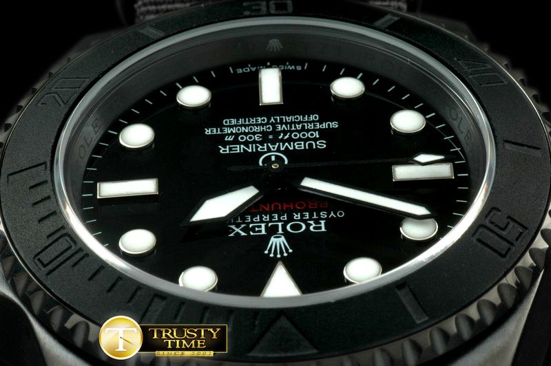 롤렉스 Pro Hunter Military Sub SS/NT Black Swiss 2836 -ROLSUB123B