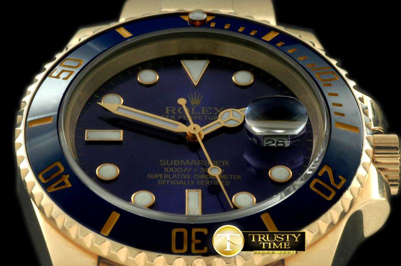 롤렉스 11619 Blue FG Sub Asian 2813 -ROLSUB128A