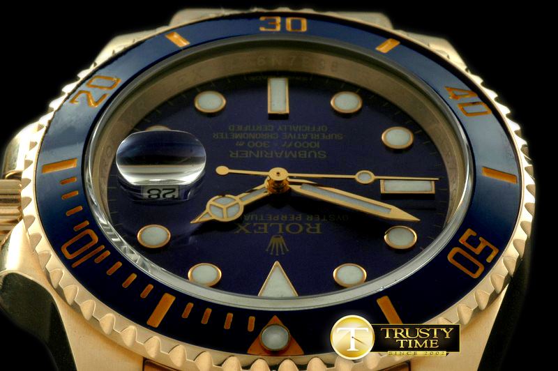 롤렉스 11619 Blue FG Sub Asian 2813 -ROLSUB128A