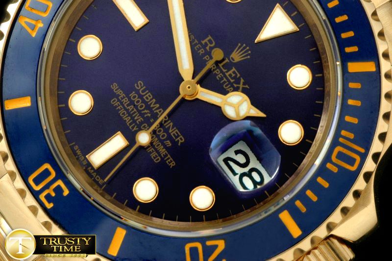 롤렉스 11619 Blue FG Sub Asian 2813 -ROLSUB128A