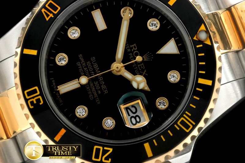 롤렉스 116613 Black TT Sub A2836 -ROLSUB133B