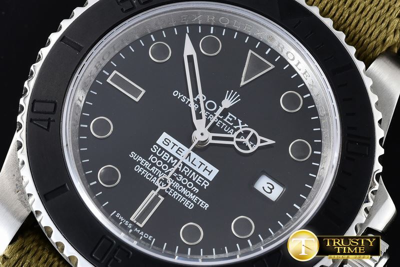 롤렉스 Project X Stealth Sub SS/Nato JK Asia 2836 -ROLSUB172A
