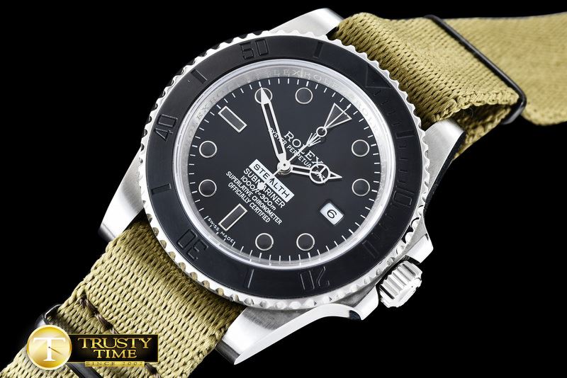 롤렉스 Project X Stealth Sub SS/Nato JK Asia 2836 -ROLSUB172A