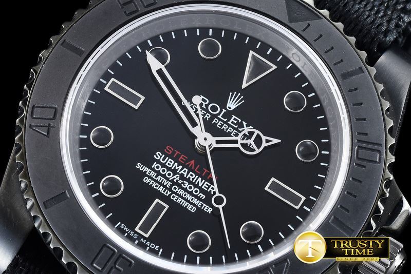 롤렉스 Project X Stealth Sub PVD/Nato JK Asia 2836 -ROLSUB173A