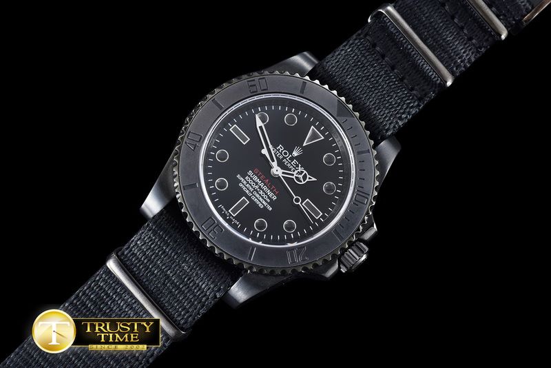 롤렉스 Project X Stealth Sub PVD/Nato JK Asia 2836 -ROLSUB173A