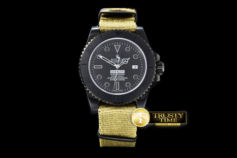 롤렉스 Project X Stealth Sub PVD/Nato JK Asia 2836 -ROLSUB173B